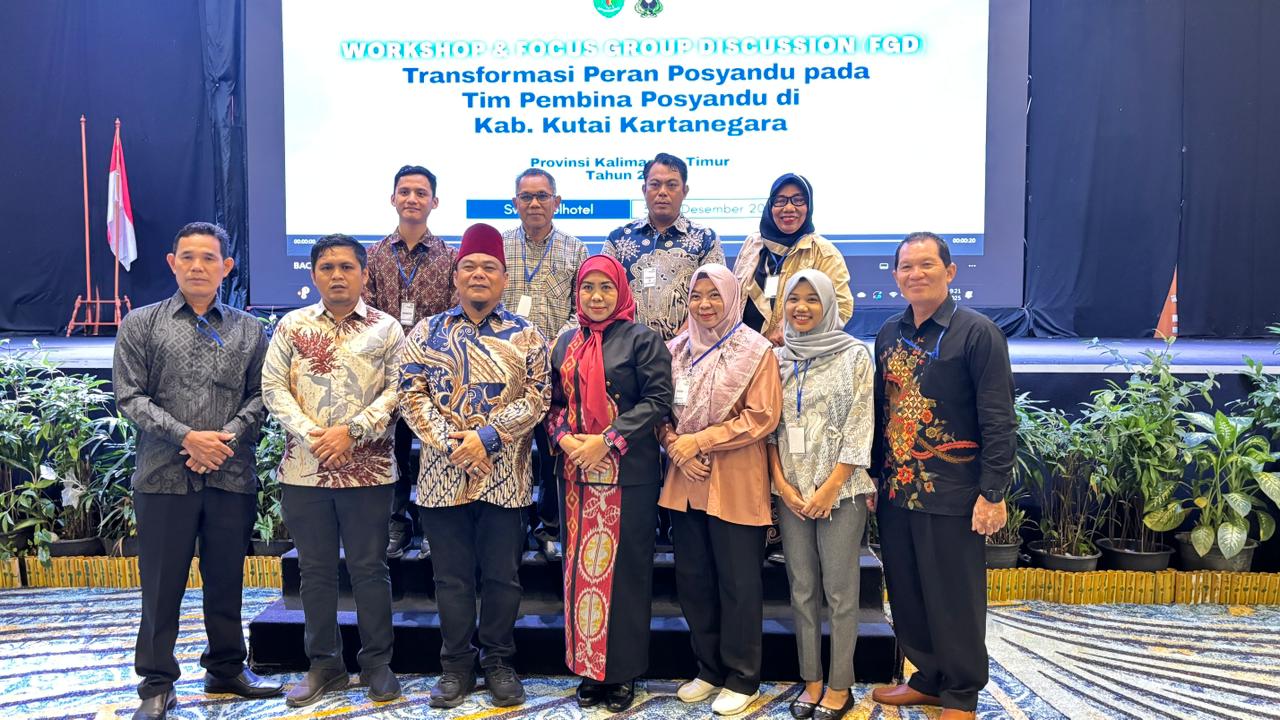 Workshop dan FGD Transformasi Peran Posyandu pada Pembina Posyandu di Kabupaten Kutai Kartanegara oleh DPMPD Provinsi Kalimantan Timur