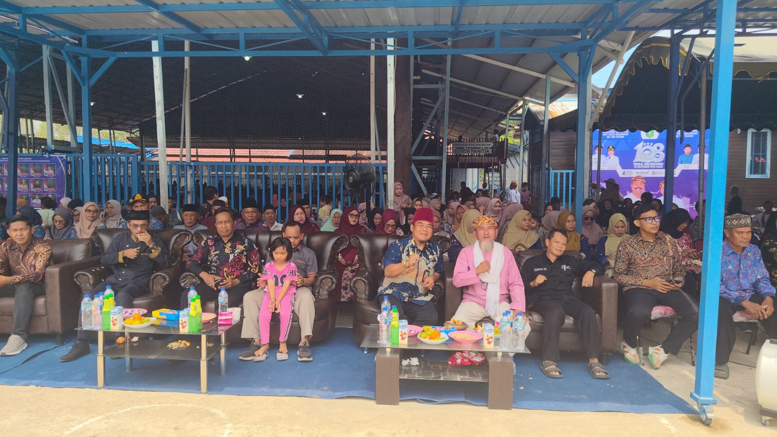 Camat Sebulu Hadiri Sekaligus Buka Acara Pelas Banua Tepuang Tawar Menjamu Kampung Dalam Rangka HUT Desa Selerong